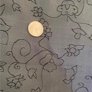 12 yards blue fabric